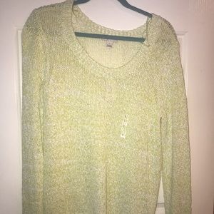 (NWT) Lime Arizona Sweater